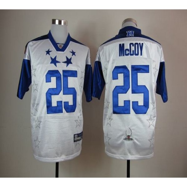 Eagles #25 LeSean McCoy White 2012 Pro Bowl Stitched NFL Jersey