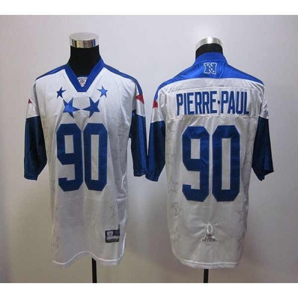 Giants #90 Jason Pierre-Paul White 2012 Pro Bowl Stitched NFL Jersey