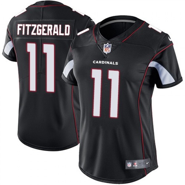 Women's Cardinals #11 Larry Fitzgerald Black Alternate Stitched NFL Vapor Untouchable Limited Jersey