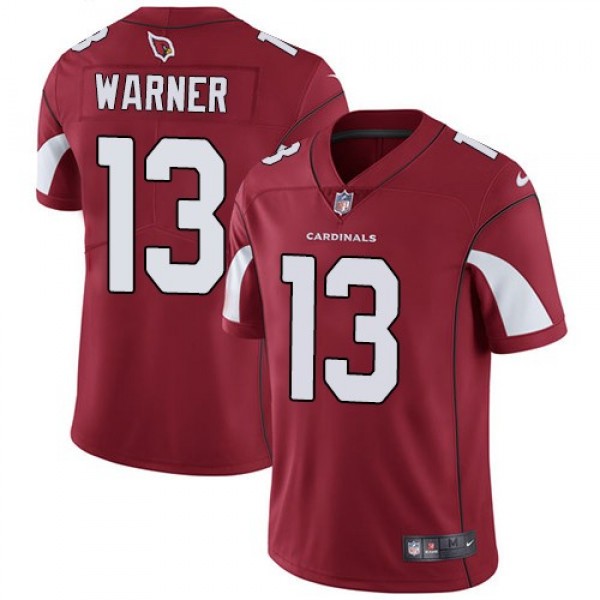 Nike Cardinals #13 Kurt Warner Red Team Color Men's Stitched NFL Vapor Untouchable Limited Jersey