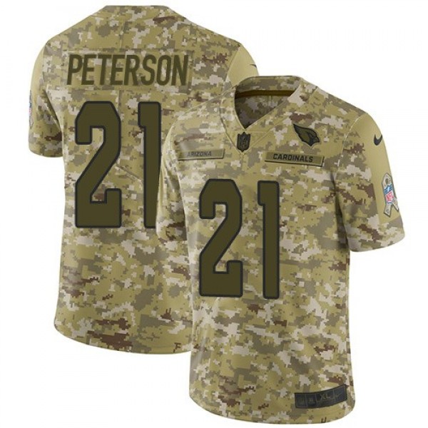 Nike Cardinals #21 Patrick Peterson Camo Men's Stitched NFL Limited 2018 Salute to Service Jersey