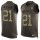 Nike Cardinals #21 Patrick Peterson Green Men's Stitched NFL Limited Salute To Service Tank Top Jersey