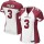 Women's Cardinals #3 Carson Palmer White Stitched NFL Elite Jersey