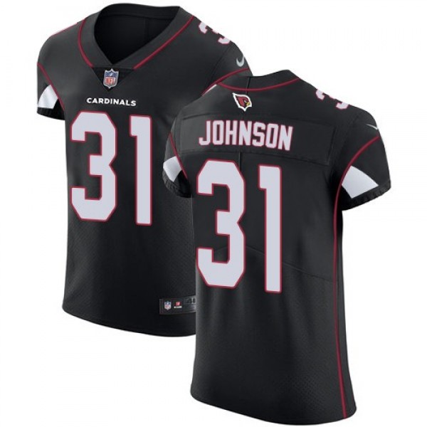 Nike Cardinals #31 David Johnson Black Alternate Men's Stitched NFL Vapor Untouchable Elite Jersey