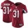 Women's Cardinals #31 David Johnson Red Team Color Stitched NFL Vapor Untouchable Limited Jersey