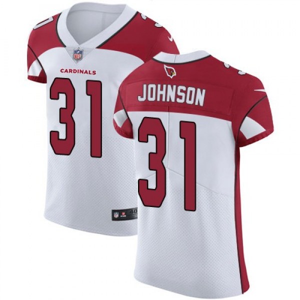 Nike Cardinals #31 David Johnson White Men's Stitched NFL Vapor Untouchable Elite Jersey