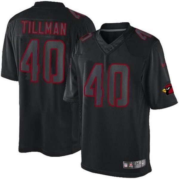 Nike Cardinals #40 Pat Tillman Black Men's Stitched NFL Impact Limited Jersey
