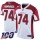 Nike Cardinals #74 D.J. Humphries White Men's Stitched NFL 100th Season Vapor Limited Jersey