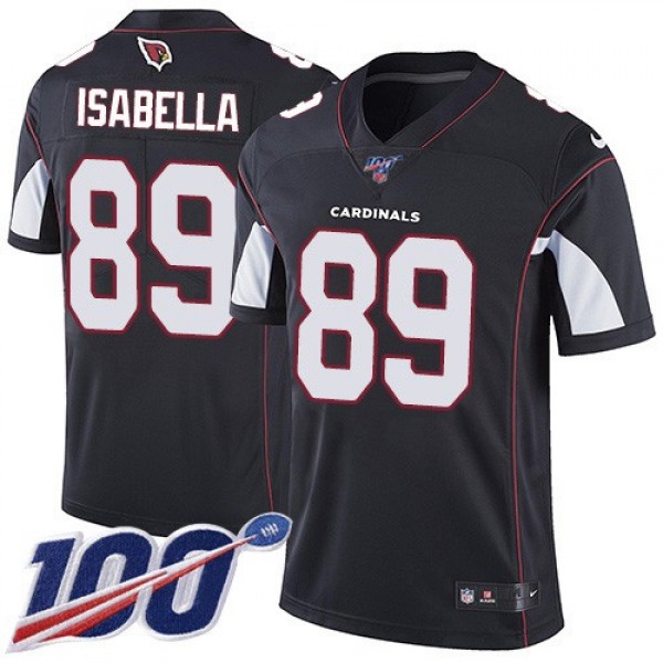 Nike Cardinals #89 Andy Isabella Black Alternate Men's Stitched NFL 100th Season Vapor Limited Jersey