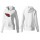 Women's Arizona Cardinals Logo Pullover Hoodie White Jersey