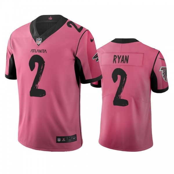 Atlanta Falcons #2 Matt Ryan Pink Vapor Limited City Edition NFL Jersey