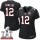 Women's Falcons #12 Mohamed Sanu Sr Black Alternate Super Bowl LI 51 Stitched NFL Elite Jersey