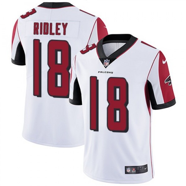 Nike Falcons #18 Calvin Ridley White Men's Stitched NFL Vapor Untouchable Limited Jersey