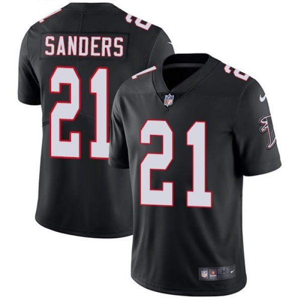 Nike Falcons #21 Deion Sanders Black Alternate Men's Stitched NFL Vapor Untouchable Limited Jersey