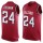 Nike Falcons #24 Devonta Freeman Red Team Color Men's Stitched NFL Limited Tank Top Jersey