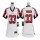 Women's Falcons #33 Michael Turner White Stitched NFL Elite Jersey