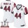 Women's Falcons #44 Vic Beasley Jr White Super Bowl LI 51 Stitched NFL Elite Jersey