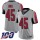 Nike Falcons #45 Deion Jones Silver Men's Stitched NFL Limited Inverted Legend 100th Season Jersey