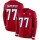 Nike Falcons #77 James Carpenter Red Team Color Men's Stitched NFL Limited Therma Long Sleeve Jersey