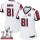 Women's Falcons #81 Austin Hooper White Super Bowl LI 51 Stitched NFL Elite Jersey