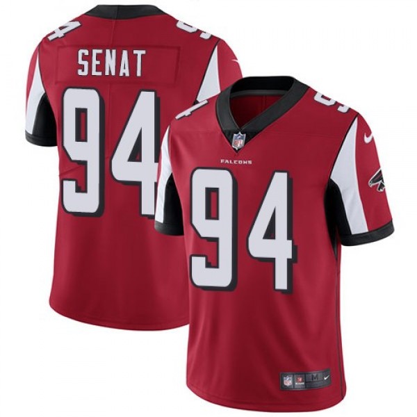 Nike Falcons #94 Deadrin Senat Red Team Color Men's Stitched NFL Vapor Untouchable Limited Jersey