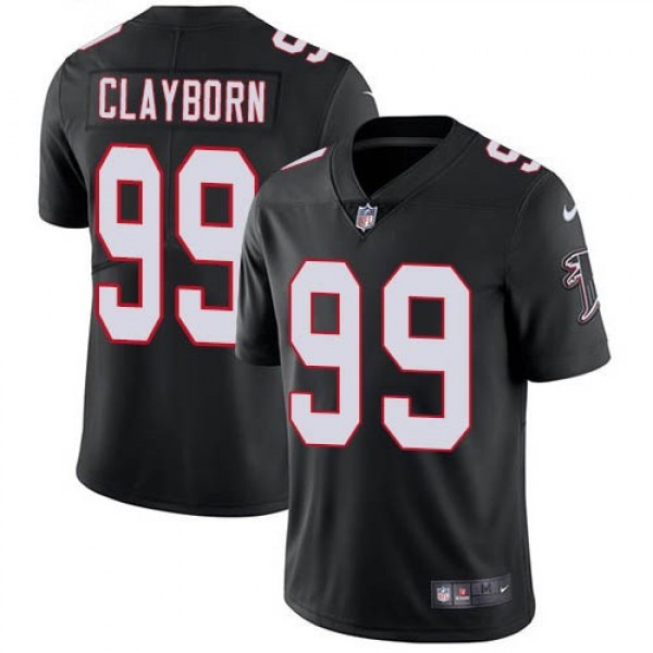 Nike Falcons #99 Adrian Clayborn Black Alternate Men's Stitched NFL Vapor Untouchable Limited Jersey