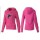 Women's Atlanta Falcons Logo Pullover Hoodie Pink Jersey