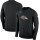 Men's Baltimore Ravens Nike Black Sideline Team Logo Performance Sweatshirt