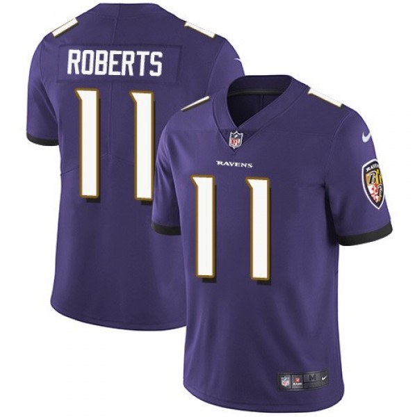 Nike Ravens #11 Seth Roberts Purple Team Color Men's Stitched NFL Vapor Untouchable Limited Jersey