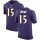 Nike Ravens #15 Marquise Brown Purple Team Color Men's Stitched NFL Vapor Untouchable Elite Jersey