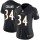 Women's Ravens #34 Alex Collins Black Alternate Stitched NFL Vapor Untouchable Limited Jersey