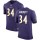 Nike Ravens #34 Anthony Averett Purple Team Color Men's Stitched NFL Vapor Untouchable Elite Jersey