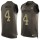Nike Ravens #4 Sam Koch Green Men's Stitched NFL Limited Salute To Service Tank Top Jersey