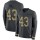 Nike Ravens #43 Justice Hill Anthracite Salute to Service Men's Stitched NFL Limited Therma Long Sleeve Jersey