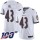 Nike Ravens #43 Justice Hill White Men's Stitched NFL 100th Season Vapor Untouchable Limited Jersey