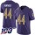 Nike Ravens #44 Marlon Humphrey Purple Men's Stitched NFL Limited Rush 100th Season Jersey