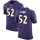 Nike Ravens #52 Ray Lewis Purple Team Color Men's Stitched NFL Vapor Untouchable Elite Jersey
