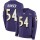 Nike Ravens #54 Tyus Bowser Purple Team Color Men's Stitched NFL Limited Therma Long Sleeve Jersey