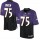 Nike Ravens #75 Jonathan Ogden Purple/Black Men's Stitched NFL Elite Fadeaway Fashion Jersey