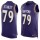 Nike Ravens #79 Ronnie Stanley Purple Team Color Men's Stitched NFL Limited Tank Top Jersey