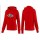 Women's Baltimore Ravens Logo Pullover Hoodie Red Jersey