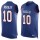 Nike Bills #10 Cole Beasley Royal Blue Team Color Men's Stitched NFL Limited Tank Top Jersey