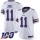Nike Bills #11 Zay Jones White Men's Stitched NFL 100th Season Vapor Limited Jersey