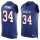 Nike Bills #34 Thurman Thomas Royal Blue Team Color Men's Stitched NFL Limited Tank Top Jersey