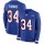 Nike Bills #34 Thurman Thomas Royal Blue Team Color Men's Stitched NFL Limited Therma Long Sleeve Jersey