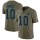 Nike Panthers #10 Curtis Samuel Olive Men's Stitched NFL Limited 2017 Salute To Service Jersey