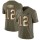 Nike Panthers #12 DJ Moore Olive/Gold Men's Stitched NFL Limited 2017 Salute To Service Jersey