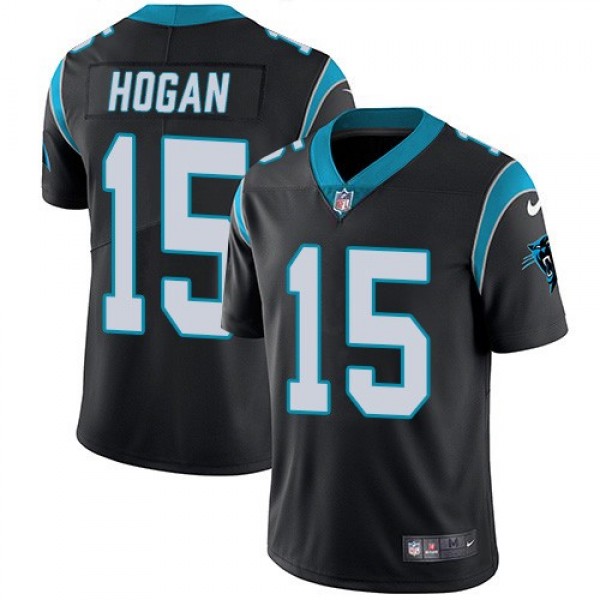 Nike Panthers #15 Chris Hogan Black Team Color Men's Stitched NFL Vapor Untouchable Limited Jersey