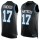 Nike Panthers #17 Devin Funchess Black Team Color Men's Stitched NFL Limited Tank Top Jersey