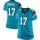 Women's Panthers #17 Devin Funchess Blue Alternate Stitched NFL Elite Jersey